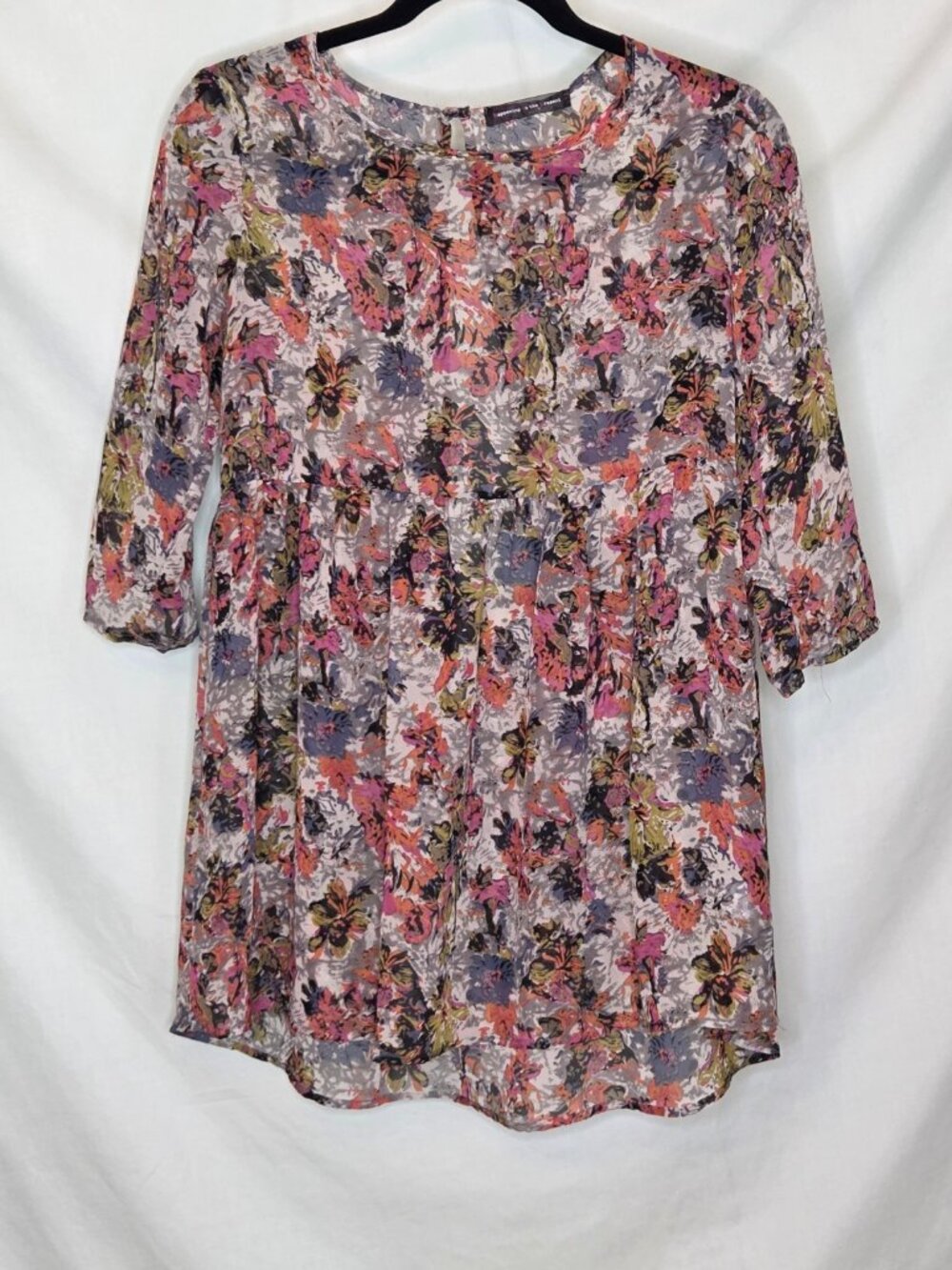 Babydoll dress - short, multicolor - Sz XS - Happening in the Present